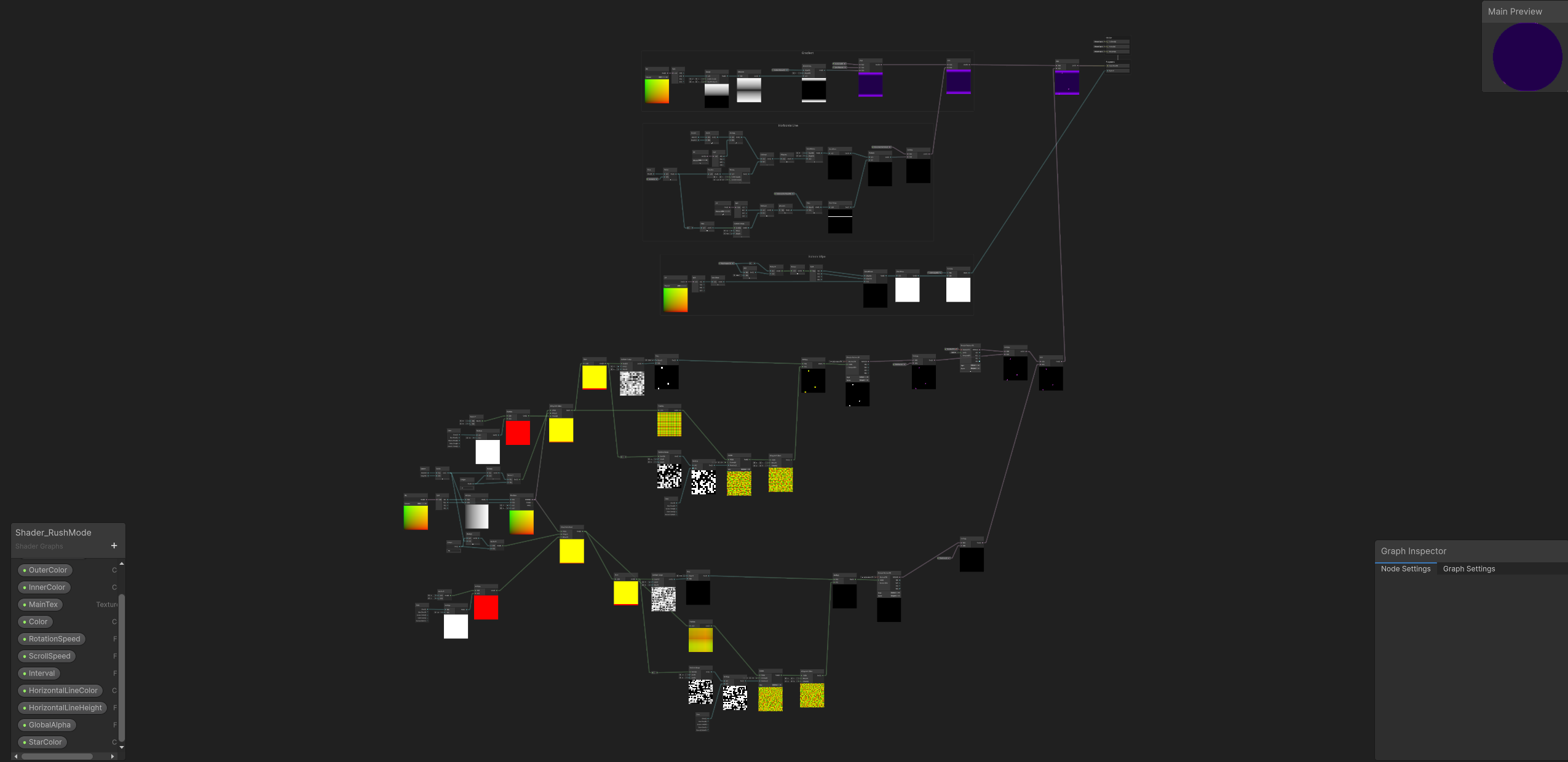 Rush Mode Shader Graph